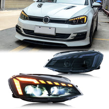 Load image into Gallery viewer, inginuity time LED Headlights for VW Volkswagen Golf 7 MK7 2014-2017 Start Up Animation Sequential Indicator Front Lamp Assembly
