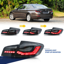 Load image into Gallery viewer, inginuity time LED GTS Tail Lights for BMW 5 Series F10 F18 2011-2017 Start Up Animation Sequential Turn Signal Accessary