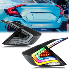Load image into Gallery viewer, inginuity time LED RGB Tail Lights for Honda Civic 2016-2021 Sedan Start-up Animation Sequential Rear Lamps