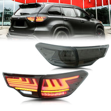 Load image into Gallery viewer, inginuity time LED Lexus Tail Lights for Toyota Highlander 2014-2018 Start up Animation Sequential Indicator Rear Lamps Assembly