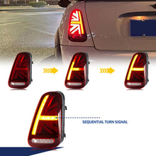 Load image into Gallery viewer, inginuity time LED Tail Lights for BWM Mini Cooper R50 R52 R53 2001-2006 Sequential Rear Lamps