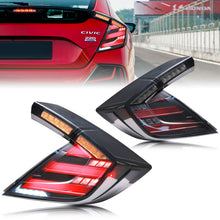 Load image into Gallery viewer, inginuity time LED Tail Lights for Honda Civic 10Th Gen 2016-2021 Type R Hatchback DRL Start Up Animation Rear Lamp Assembly