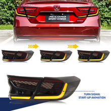 Load image into Gallery viewer, inginuity time LED Tail Lights for Honda Accord 10th Gen 2018-2022 Start-up Animation Sequential Rear Lamps
