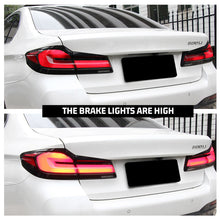 Load image into Gallery viewer, inginuity time LED G38 Tail Lights for BMW G30 F90 M5 5 Series 2018 2019 2020 Sequential Indicator Rear Lamps With Guards