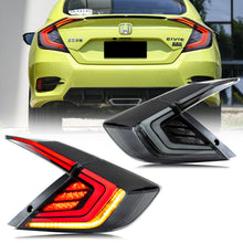 Load image into Gallery viewer, inginuity time LED Clear Tail Lights for Honda Civic 2016-2021 10th GEN Sedan Blue Start-up Animation Sequential Rear Lamps
