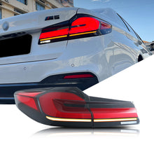 Load image into Gallery viewer, inginuity time LED G38 Tail Lights for BMW G30 F90 M5 5 Series 2018 2019 2020 Sequential Indicator Rear Lamps With Guards