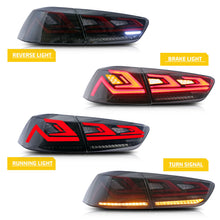 Load image into Gallery viewer, inginuity time LED Tail Lights for Mitsubishi Lancer & EVO X 2008-2017 Start Up Animation Sequential Rear Lamps
