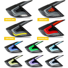 Load image into Gallery viewer, inginuity time LED RGB Tail Lights for Honda Civic 2016-2021 Sedan Start-up Animation Sequential Rear Lamps