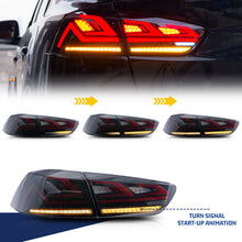 Load image into Gallery viewer, inginuity time LED Tail Lights for Mitsubishi Lancer & EVO X 2008-2017 Start Up Animation Sequential Rear Lamps