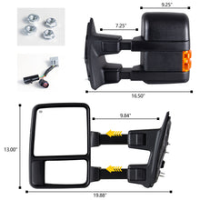 Load image into Gallery viewer, inginuity time Towing Mirror For 2003-2007 Ford F250 F350 F450 F550 Super Duty Power Heated