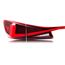 Load image into Gallery viewer, inginuity time LED Tail Lights &amp; Middle Lamp for Lexus IS250 IS350 ISF 2006-2013 Red Start-up Animation Sequential Turn Signal Facelift Rear Lamps Assembly Accessary…
