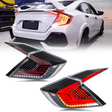 Load image into Gallery viewer, inginuity time LED Tail Lights for Honda Civic 2016-2021 10th Gen Sedan Clear Start-up Animation Sequential Turn Signal Rear Lamps Assembly
