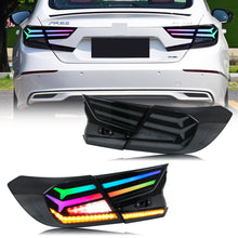 Load image into Gallery viewer, inginuity time LED RGB Tail Lights For Honda Accord 2018-2024 10th Gen Start-up Animation Sequential Turn Signal Rear Lamps Assembly
