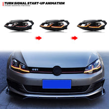 Load image into Gallery viewer, inginuity time LED Headlights for Volkswagen VW Golf 7 MK VII 2018-2020 Start-up Animation Sequential Turn Signal Front Lamps Assembly
