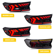 Load image into Gallery viewer, inginuity time LED Tail Lights for Honda Accord 2018-2023 10th Gen Start-up Animation Sequential Turn Signal Rear Lamps Assembly
