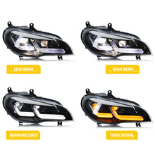 Load image into Gallery viewer, inginuity time LED Headlights for BMW X5 E70 2007-2013 Full LED Start-up Animation Sequential Turn Signal Front Lamps Assembly
