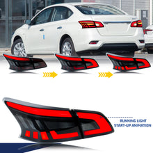 Load image into Gallery viewer, inginuity time LED Tail Lights for Nissan Sentra Sylphy Nismo 2013-2019 B17 Start-up Animation Sequential Turn Signal Rear Lamps Assembly
