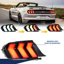 Load image into Gallery viewer, inginuity time LED 2023+ Tail Lights for Ford Mustang 2015-2022 6th GEN 5 Modes Start-up Animation Sequential Signal Rear Lamps Assembly
