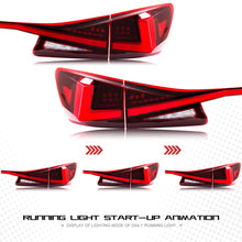 Load image into Gallery viewer, inginuity time LED Tail Lights &amp; Middle Lamp for Lexus IS250 IS350 ISF 2006-2013 Red Start-up Animation Sequential Turn Signal Facelift Rear Lamps Assembly Accessary…
