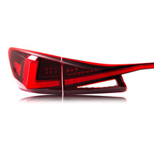 Load image into Gallery viewer, inginuity time LED Tail Lights &amp; Middle Lamp for Lexus IS250 IS350 ISF 2006-2013 Red Start-up Animation Sequential Turn Signal Facelift Rear Lamps Assembly Accessary…
