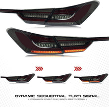 Load image into Gallery viewer, inginuity time  LED BMW Tail Lights &amp; Trunk Lamp for Toyota 8th GEN Camry 2018-2023 SE LE TRD Start-up Animation Sequential Indicator Rear Lamps
