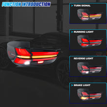 Load image into Gallery viewer, inginuity time LED Tail Lights for BMW X5 F15 2014-2018 Start-up Animation Sequential Turn Signal G05 Rear Lamps Assembly
