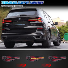 Load image into Gallery viewer, inginuity time LED LCI Tail Lights for BMW X5 G05 2019-2023 E-MARK Start-up Animation Sequential Turn Signal Rear Lamps Assembly
