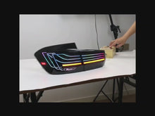 Load and play video in Gallery viewer, inginuity time LED RGB Tail Lights For BMW F30 M3 3 Seires 2012-2018 With Sequential Indicator Rear Lamp Assembly
