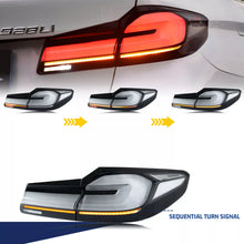 Load image into Gallery viewer, inginuity time LED Facelift Tail Lights for BMW 5-Series M5 G30 F90 2017-2020 Blue Start-up Animation Sequential Turn Signal Rear Lamps Assembly
