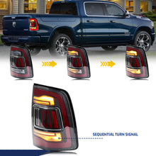 Load image into Gallery viewer, inginuity time LED Tail Lights for Dodge Ram 1500 2500 3500 2009-2018 4th Gen Start-up Animation Sequential Turn Signal Rear Lamps
