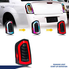 Load image into Gallery viewer, inginuity time LED RGB Tail Lights for Chrysler 300 300C 300S 2011-2014 Color Change APP Control Start-up Animation Sequential Turn Signal Rear Lamps Assembly
