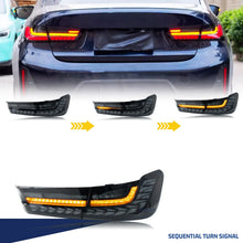 Load image into Gallery viewer, inginuity time LED GTS Tail Lights for BMW 3-Series G20 G80 M3 2019-2025 Start-up Animation Sequential Turn Signal Rear Lamps Assembly
