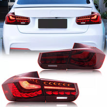Load image into Gallery viewer, inginuity time LED GTS Tail Lights for BMW 3-Series F30 F80 M3 330i 325i 320i 2013-2018 Start-up Animation Sequential Turn Signal Red Rear Lamps Assembly
