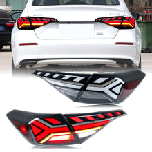 Load image into Gallery viewer, inginuity time LED Tail Lights for Honda Civic 2022-2026 11th Gen Start-up Animation Sequential Turn Signal Clear Rear Lamps Assembly
