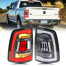 Load image into Gallery viewer, inginuity time LED Tail Lights for Dodge Ram 1500 2500 3500 2009-2018 4th Gen Start-up Animation Sequential Turn Signal Rear Lamps
