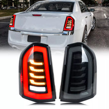 Load image into Gallery viewer, LED Tail Lights for Chrysler 300 300C 2011 2012 2013 2014 Start-up Animation Sequential Turn Signal Rear Lamps Assembly
