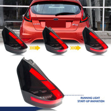Load image into Gallery viewer, inginuity time LED Tail Lights for Ford Fiesta Hatchback SE ST 2011-2019 Sequential Start-up Animation Rear Lamps Assembly
