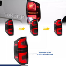 Load image into Gallery viewer, inginuity time LED Tail Lights for Toyota Tundra 2014-2021 Pickup Start-up Animation Sequential Turn Signal Rear Lamps Assembly
