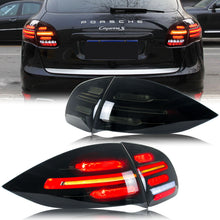 Load image into Gallery viewer, inginuity time LED Sequential Tail Lights for Porsche Cayenne 2011-2014 958 Start-up Animation Sequential Turn Signal White Rear Lamps Assembly
