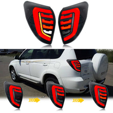 Load image into Gallery viewer, inginuity time LED Smoked Tail Lights for Toyota RAV4 2006-2012 3rd GEN Sequential Indicator Rear Lamps
