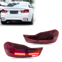 Load image into Gallery viewer, inginuity time LED Red RGB Tail Lights for BMW 4-Series M4 F32 F82 F36 2014-2020 Start-up Animation Sequential Turn Signal Rear Lamp Assembly
