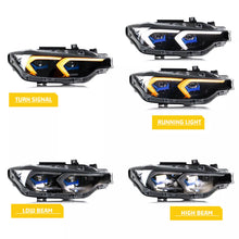 Load image into Gallery viewer, inginuity time LED G30 Headlights for BMW F30 F82 F35 3-Series M3 2013-2018 Start-up Animation Sequential Turn Signal Front Lamps Assembly
