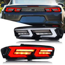 Load image into Gallery viewer, inginuity time LED Tail Lights for Chevrolet Chevy Camaro 2019-2024 LS LT RS SS ZL1 6th Gen Start-up Animation Sequential Indicator Rear Lamps Assembly
