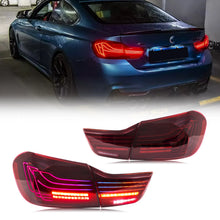 Load image into Gallery viewer, inginuity time LED Red RGB Tail Lights for BMW 4-Series M4 F32 F82 F36 2014-2020 Start-up Animation Sequential Turn Signal Rear Lamp Assembly
