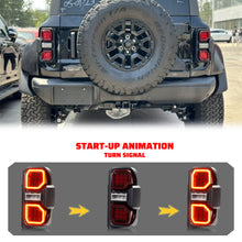 Load image into Gallery viewer, inginuity time LED Raptor Tail Lights for Ford Bronco 2021 2022 2023 2024 OEM+ Sequential Start-up Animation Rear Lamps
