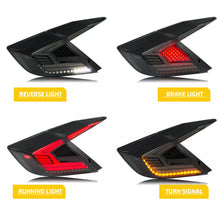 Load image into Gallery viewer, inginuity time LED Tail Lights for Honda Civic Sedan 2016-2021 10th Gen Start-up Animation Sequential Turn Signal Rear Lamps Assembly
