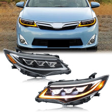 Load image into Gallery viewer, inginuity time LED Lexus Headlights for Toyota Camry 2012-2014 SE LE XLE Start-up Animation Sequential Turn Signal Front Lamps Assembly
