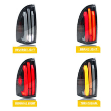 Load image into Gallery viewer, inginuity time LED Tail Lights for Toyota Tacoma 2005-2015 SR5 TRD Start-up Animation Sequential Turn Signal Rear Lamps Assembly
