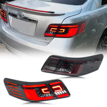 Load image into Gallery viewer, inginuity time LED Tail Lights for Toyota Camry 2007-2011 SE LE XLE Sequential Turn Signal Start-up Animation Black Rear Lamps Assembly
