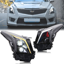 Load image into Gallery viewer, inginuity time LED Headlights for Cadillac ATS 2013-2019 Red Demon Eyes Start-up Animation Sequential Turn Signal Rear Lamps Assembly
